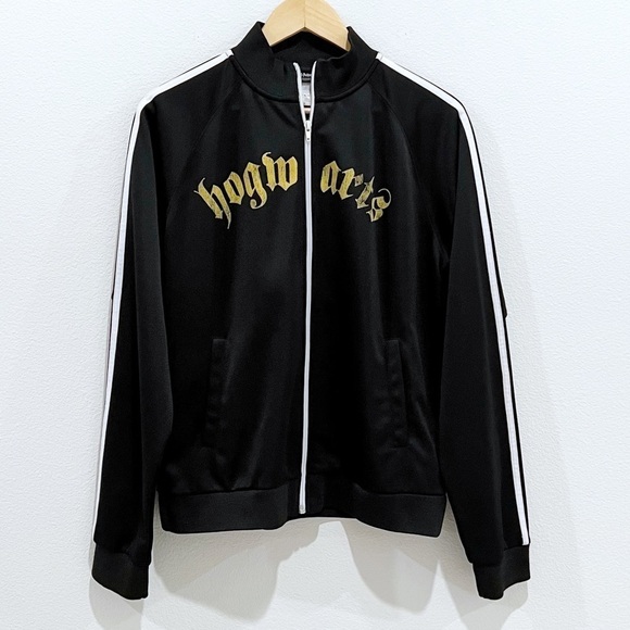 HARRY Potter Hogwarts Full Zip Track Jacket Size M - Picture 1 of 10
